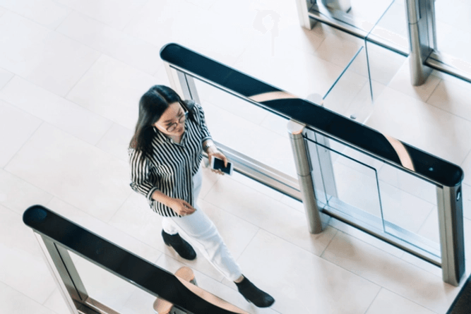 Precise Visit by EastCoast visitor management system provides visitors with easy access to open speed gates or doors to your business